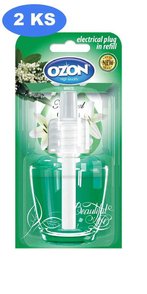 OZON osviežovač vzduchu 19 ml White Flowers (2 ks)
